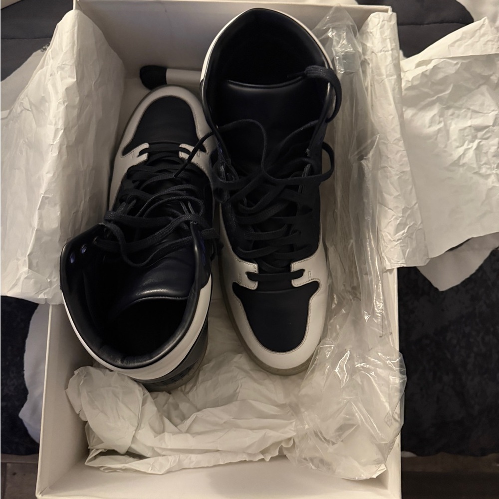 Balenciaga Black and White Men's Sneakers